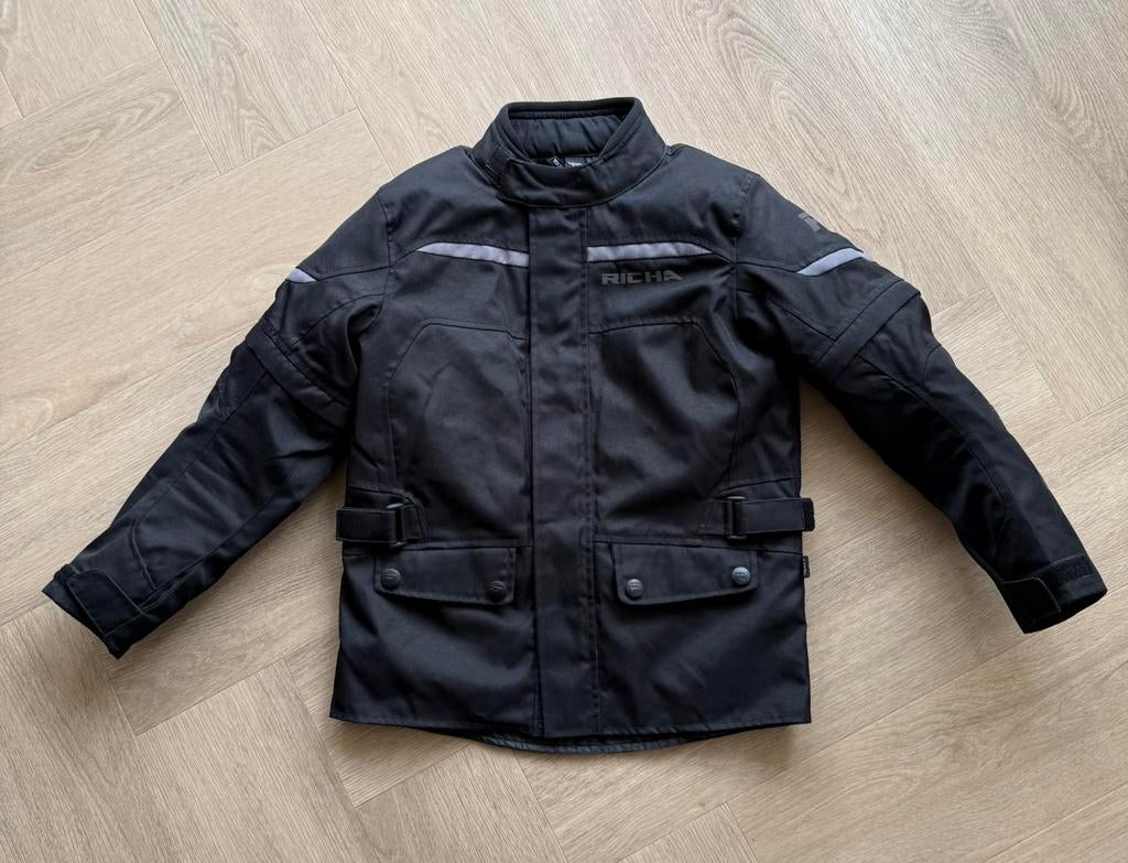 Motorjas meerdere seizoenen kind mt 164 zgan, Ophalen of Verzenden, Tweedehands, Jas | textiel