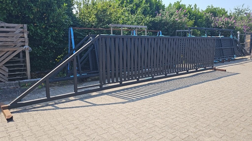 Nieuw bij ons schuifpoort ´Sydney´600x150cm compleet!, Met poort, Nieuw, Ophalen of Verzenden, Tuinhek