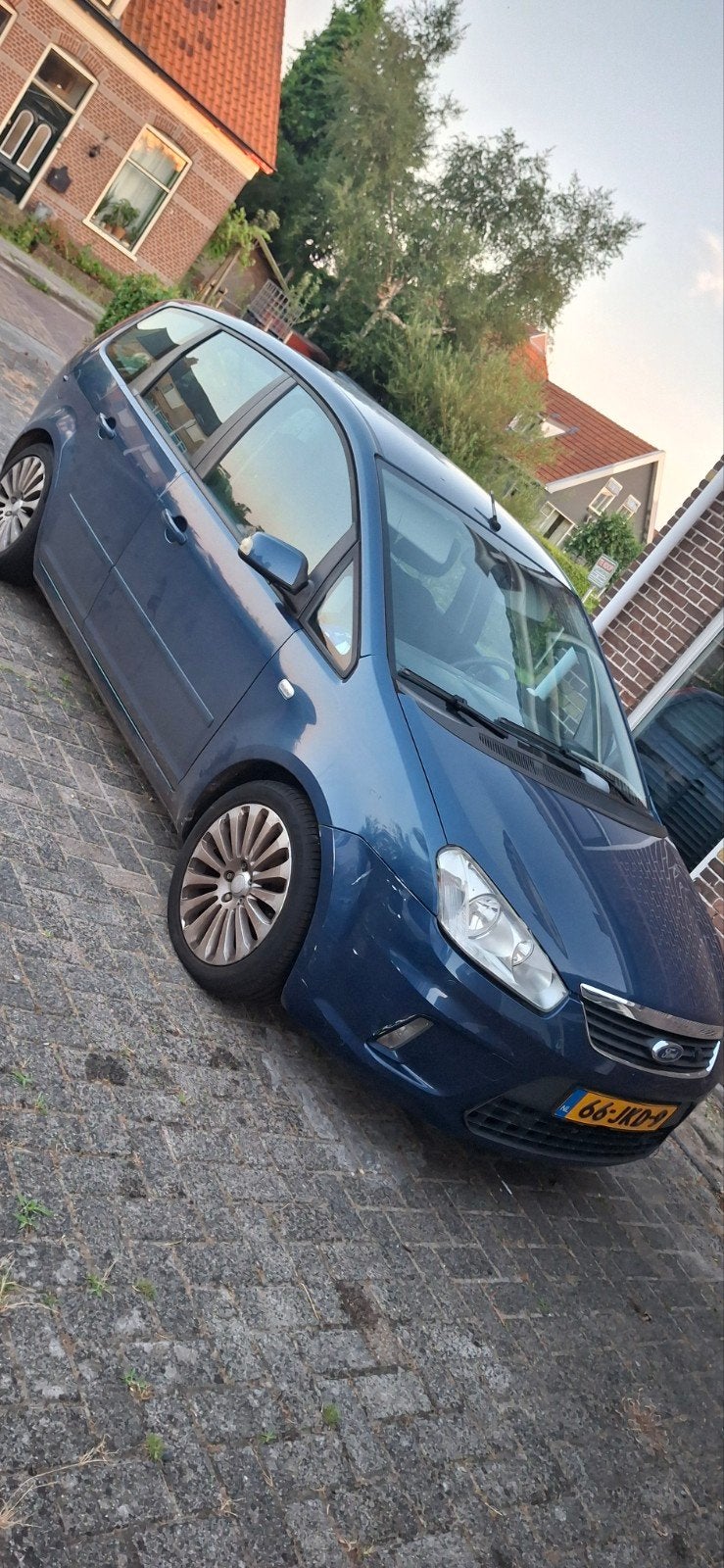 Ford C-Max 1.8 92KW 2009 Blauw, Auto's, Ford, Voorwielaandrijving, 125 pk, 4 cilinders, Blauw