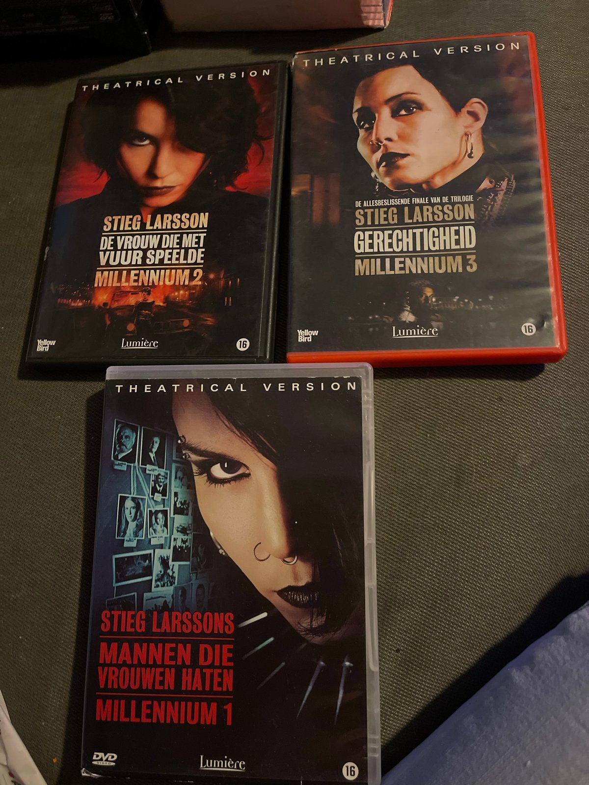 Millennium Trilogie DVD Boxset - Stieg Larsson, Vanaf 16 jaar, Boxset, Ophalen of Verzenden, Zo goed als nieuw