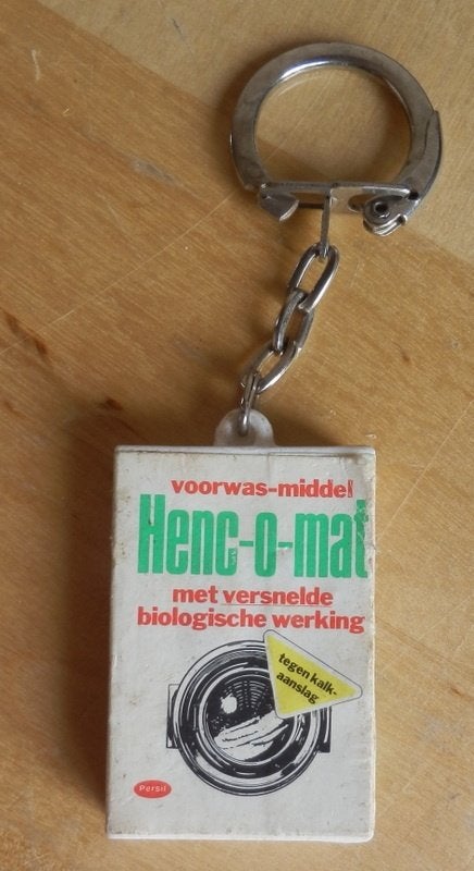 Sl15 sleutelhanger henco- mat voorwasmiddel, Verzamelen, Ophalen of Verzenden, Gebruikt, Merk