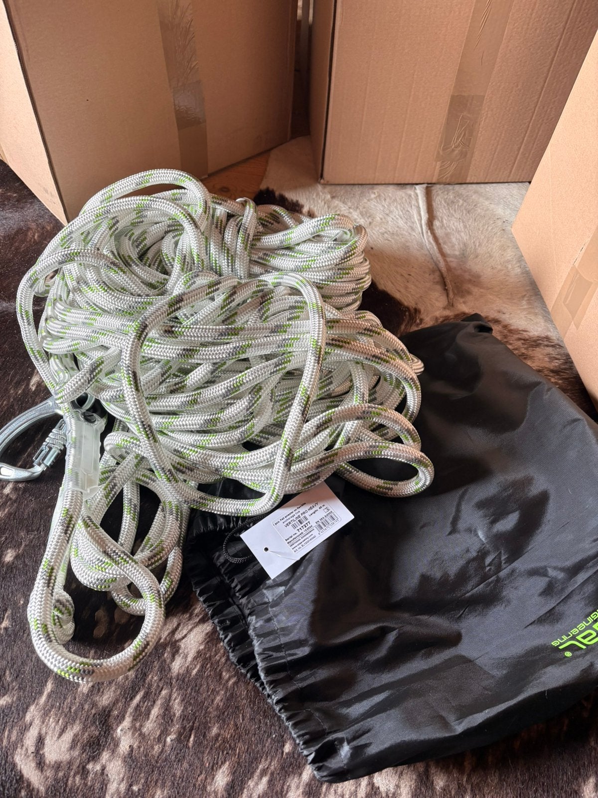 40m. leeflijn valbeveiliging heavy duty NIEUW! Koopje!!, Ophalen of Verzenden, Nieuw