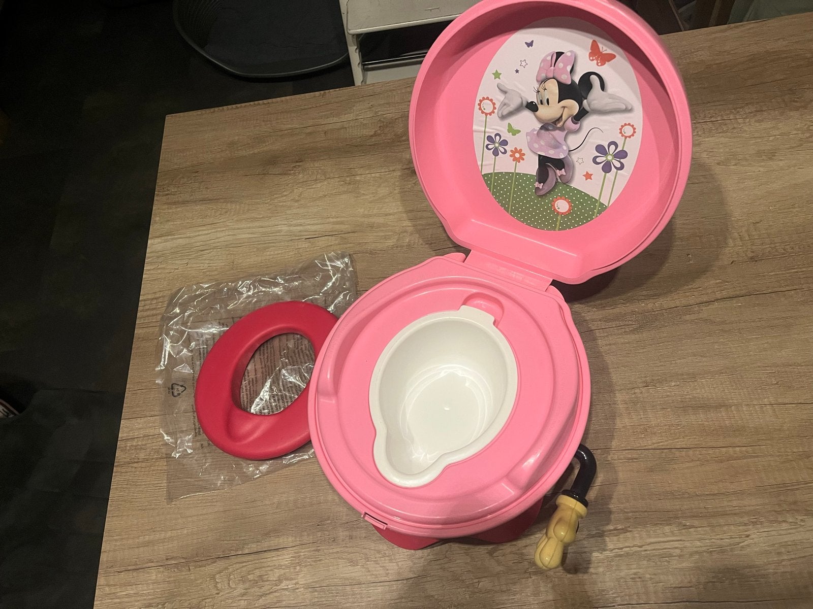 Super oefenpotje, met geluidje, 3 in 1,  Minnie Mouse - Roze, Ophalen of Verzenden, Gebruikt