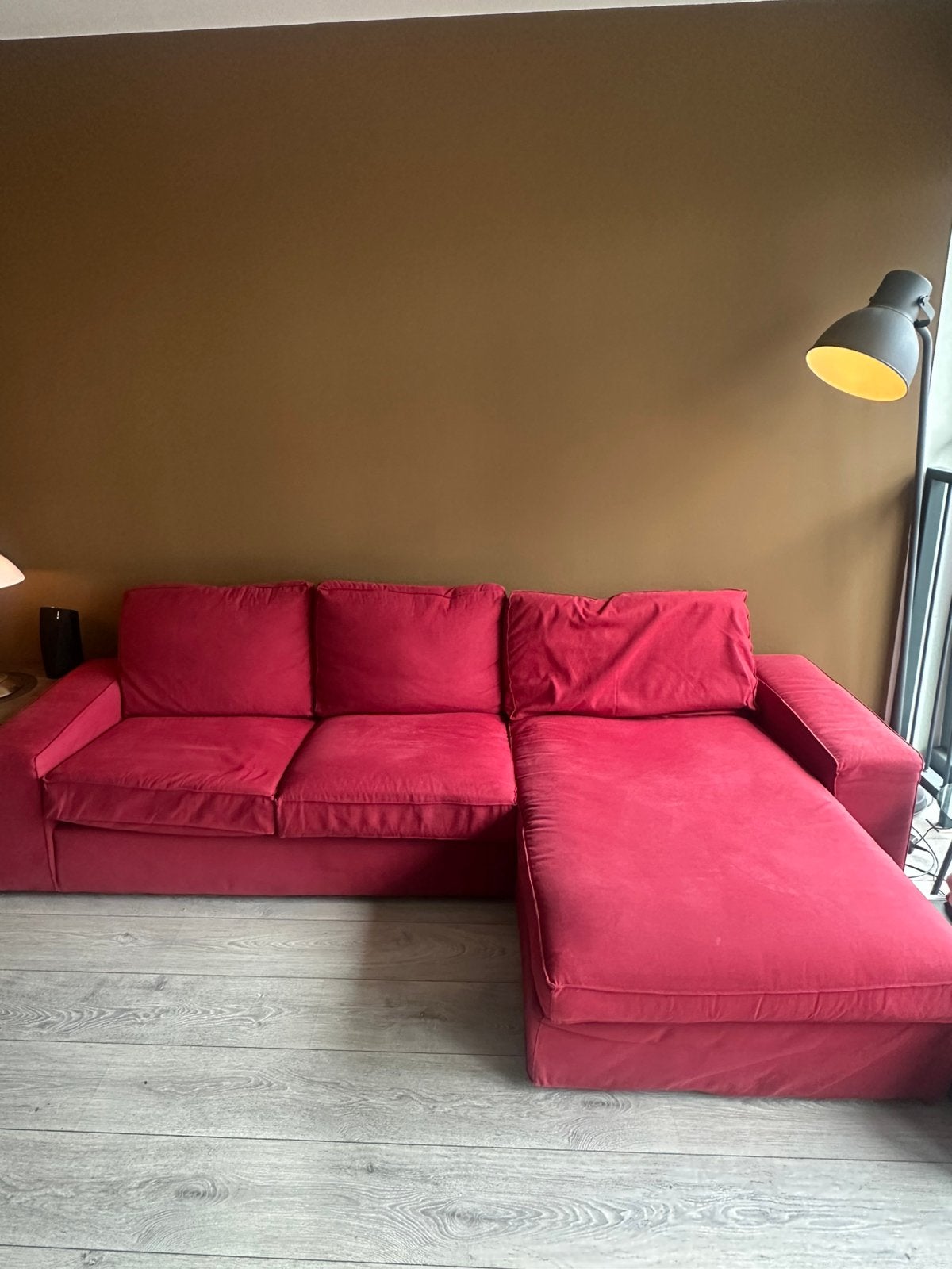 KIVIK 3-zitsbank met chaise longue (IKEA) + 2 hoezen, Huis en Inrichting, Ophalen