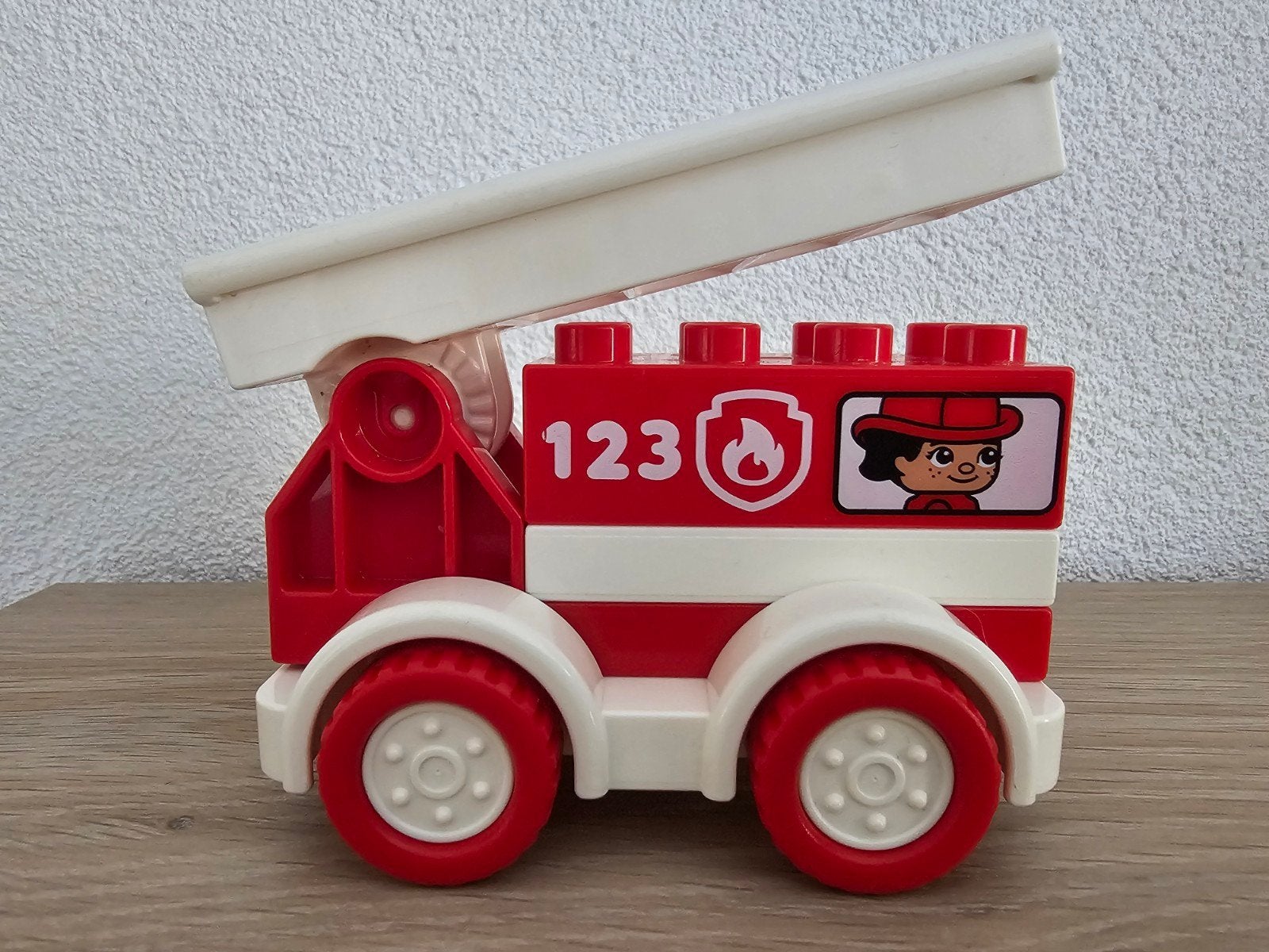 LEGO Duplo Brandweerwagen met Brandweerman, Kinderen en Baby's, Speelgoed | Bouwstenen, Ophalen