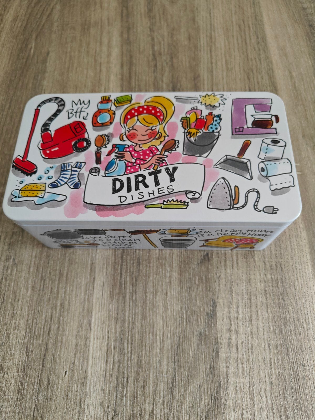 Blond Amsterdam Koekblik 'Dirty Dishes', Overige typen, Nieuw, Ophalen of Verzenden, Metaal