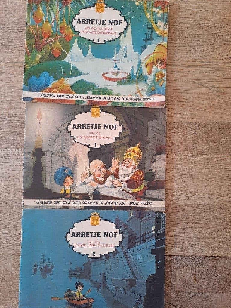 ARRETJE NOF. 1, 2 EN 3. CALFE DELFT.TOONDER STUDIO'S, Antiek en Kunst, Antiek | Boeken en Bijbels, Ophalen of Verzenden, Toonder Studio's