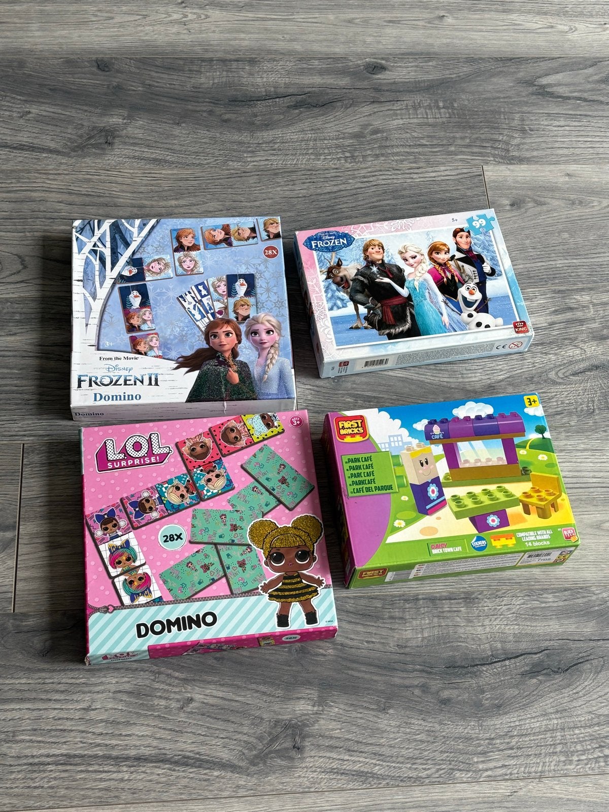 Diverse speelgoedcollectie: puzzels, domino, bouwdozen enzo., Ophalen, Gebruikt, Jongen of Meisje