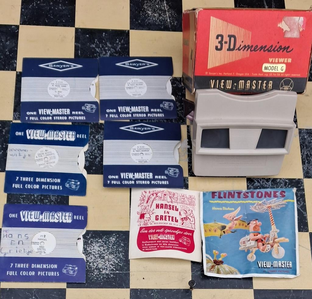 View-master. België. Ca '60. Met 5 reels., Antiek en Kunst, Curiosa en Brocante, Ophalen