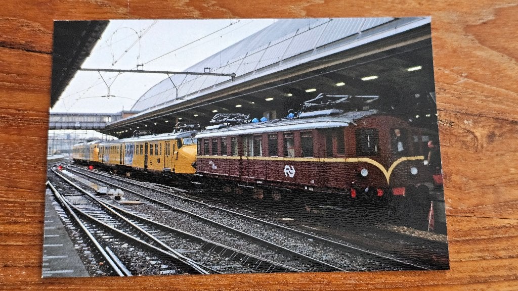 Foto TREIN NS Nederlandse Spoorwegen Blokkendoos mdw Jaap, Verzenden, Gebruikt, Trein, Overige typen