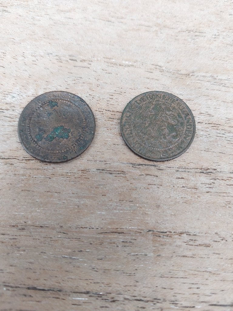 Centen Nederland 1881 en 1921, Verzenden, Koningin Wilhelmina, 1 cent, Setje