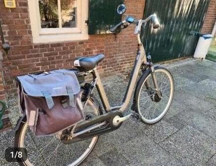 Qwic elektrische fiets met motor voorwiel en 7 versnellingen, Fietsen en Brommers, Elektrische fietsen, Ophalen, Qwic, Gebruikt