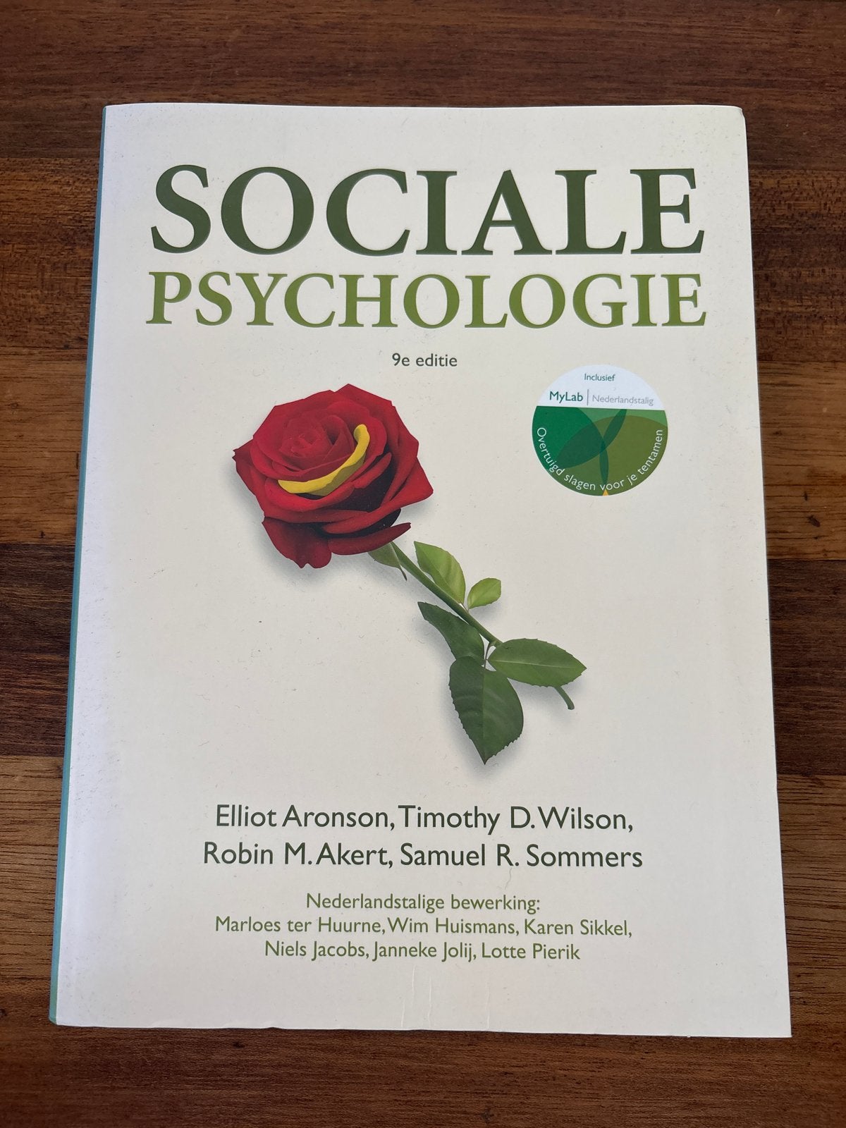 Sociale Psychologie 9e editie - Aronson e.a., Ophalen of Verzenden, Gamma, Zo goed als nieuw, HBO