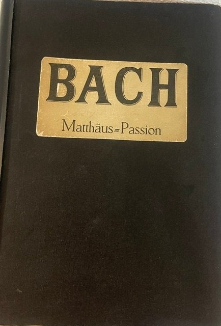 Mattheus Passion Bach bladmuziek, Muziek en Instrumenten, Bladmuziek, Ophalen, Gebruikt, Klassiek, Koor