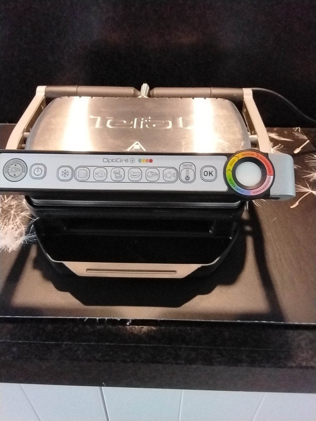 Tefal OptiGrill+ GC712D - Perfecte grillresultaten, Ophalen, Uitneembare platen, Zo goed als nieuw
