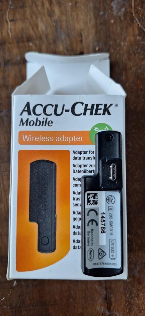 Accu-Chek Mobile Draadloze Adapter voor Gegevensoverdracht, Ophalen of Verzenden, Zo goed als nieuw