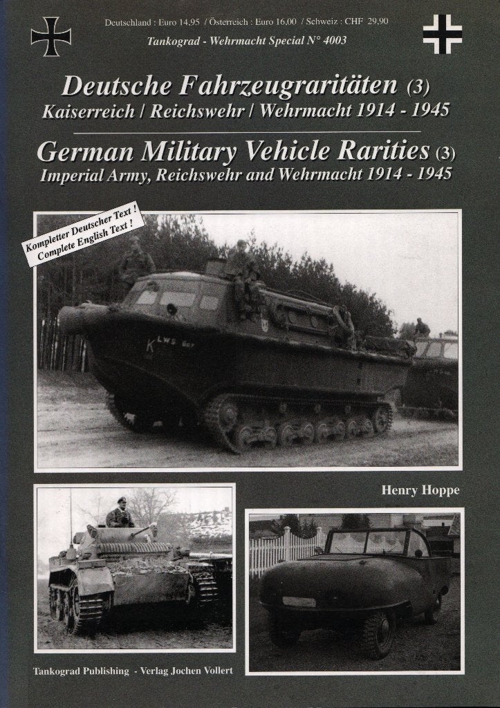 Deutsche Fahrzeugraritäten (3), Ophalen of Verzenden, Voor 1940, Zo goed als nieuw, Landmacht