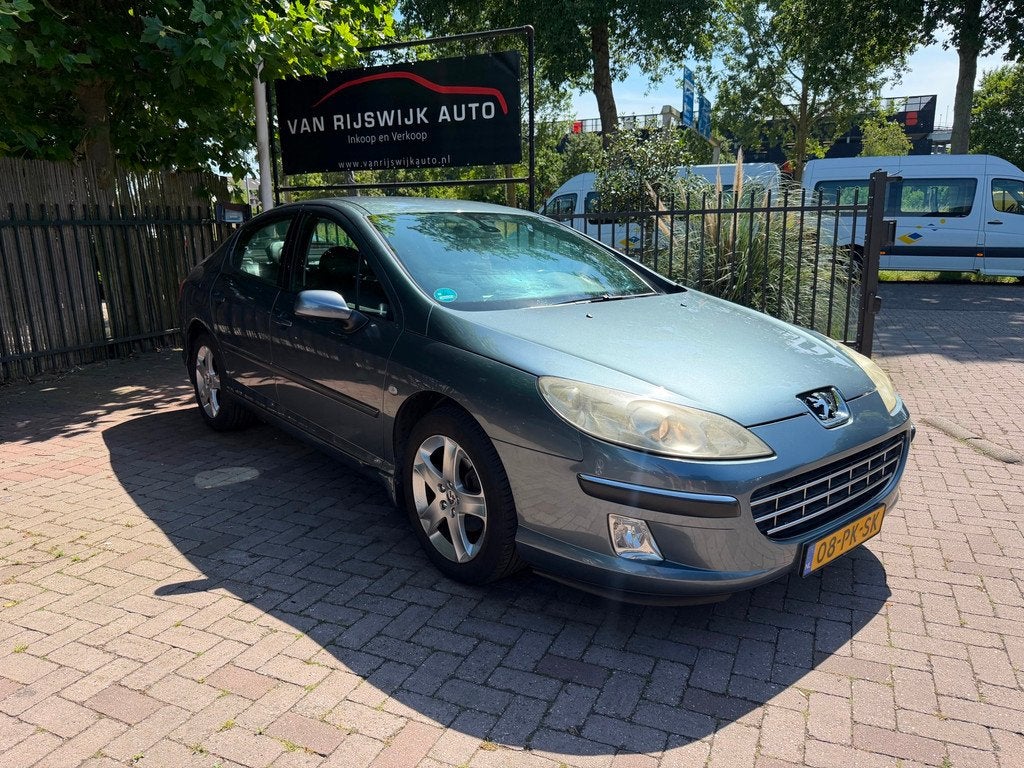 Peugeot 407 2.0-16V XS Clima Navi Pdc Leder Cruise-con, Auto's, Peugeot, Voorwielaandrijving, 745 kg, 136 pk, Gebruikt