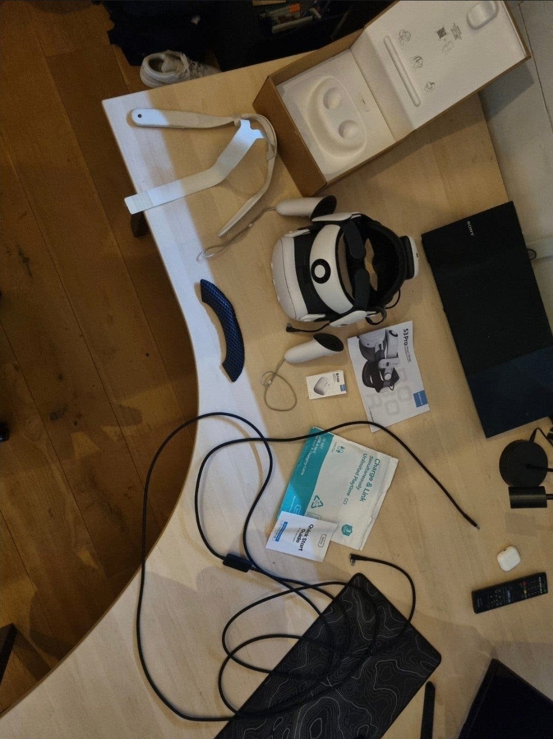 vr bril quest 3 met inui link cable, Ophalen, Zo goed als nieuw, VR-bril, Overige platformen