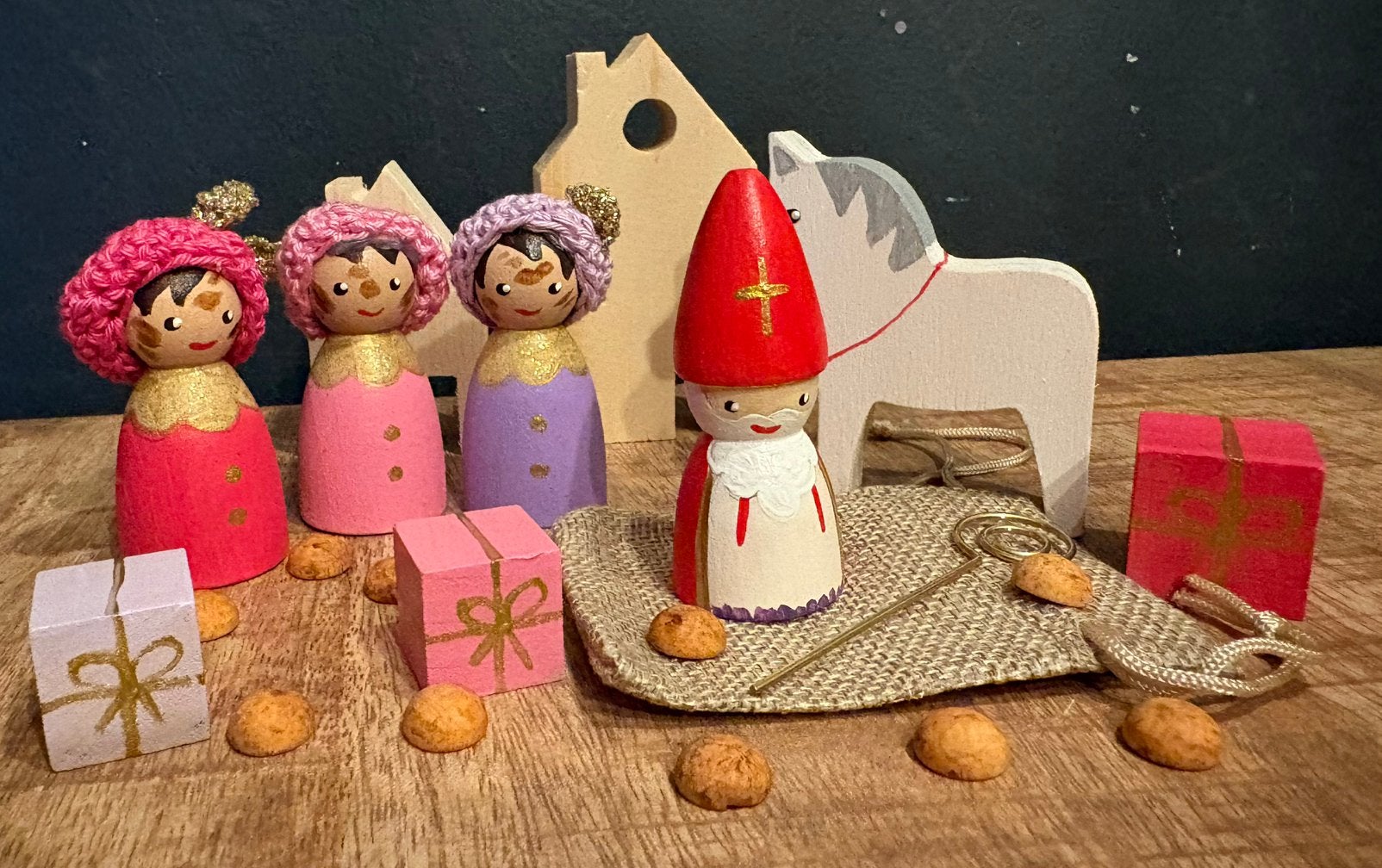 Sinterklaas peg dolls, Diversen, Ophalen of Verzenden, Nieuw