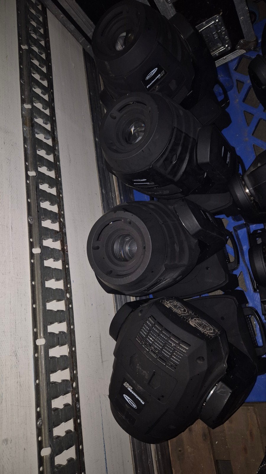 4x Showtec Phantom 140 LED Spot Moving Head, Ophalen of Verzenden, Gebruikt