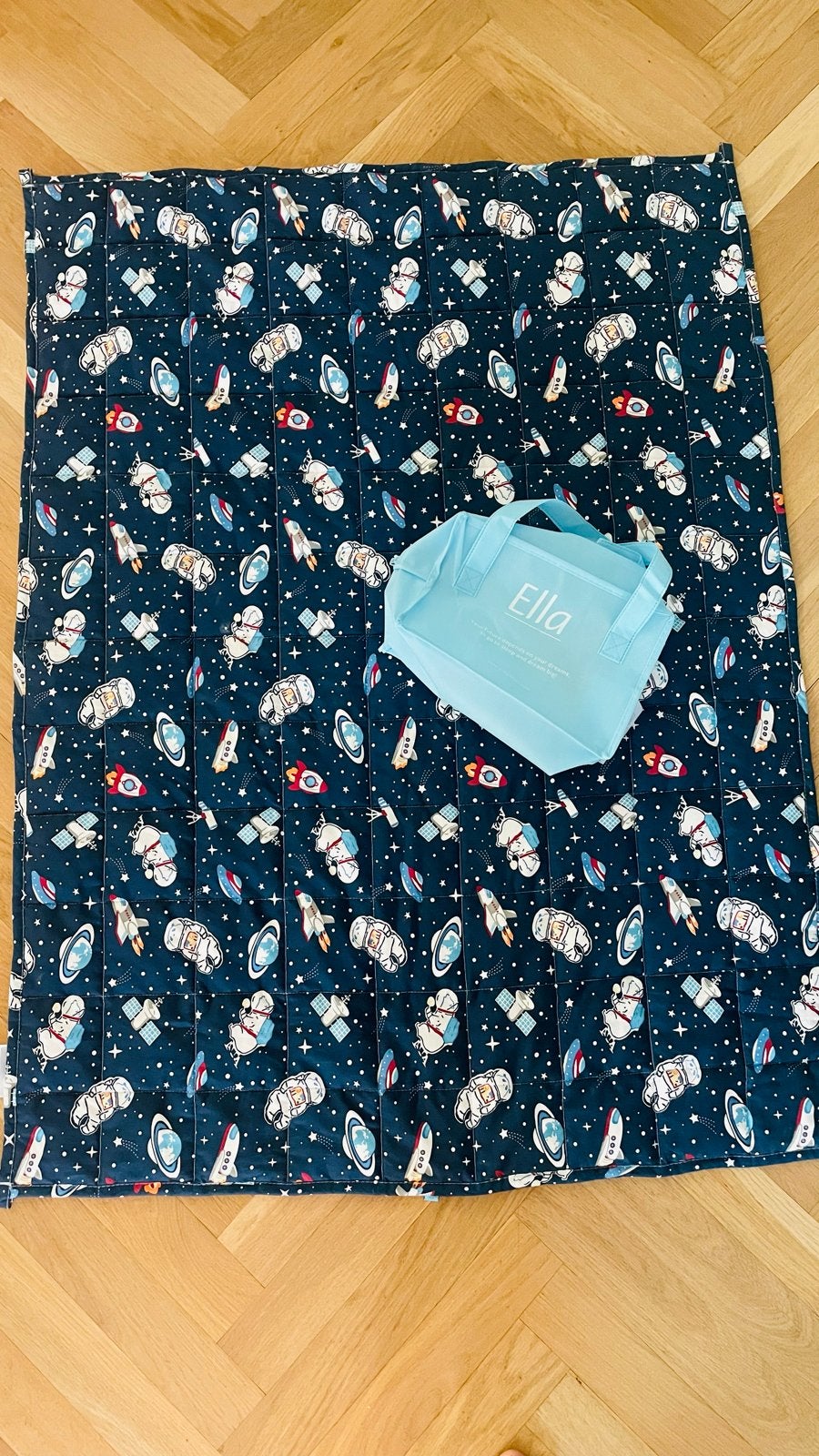 Ella Verzwaringsdeken Kind 2.4kg 90x120cm Space, Ophalen, Jongetje of Meisje, Blauw, Deken of Dekbed