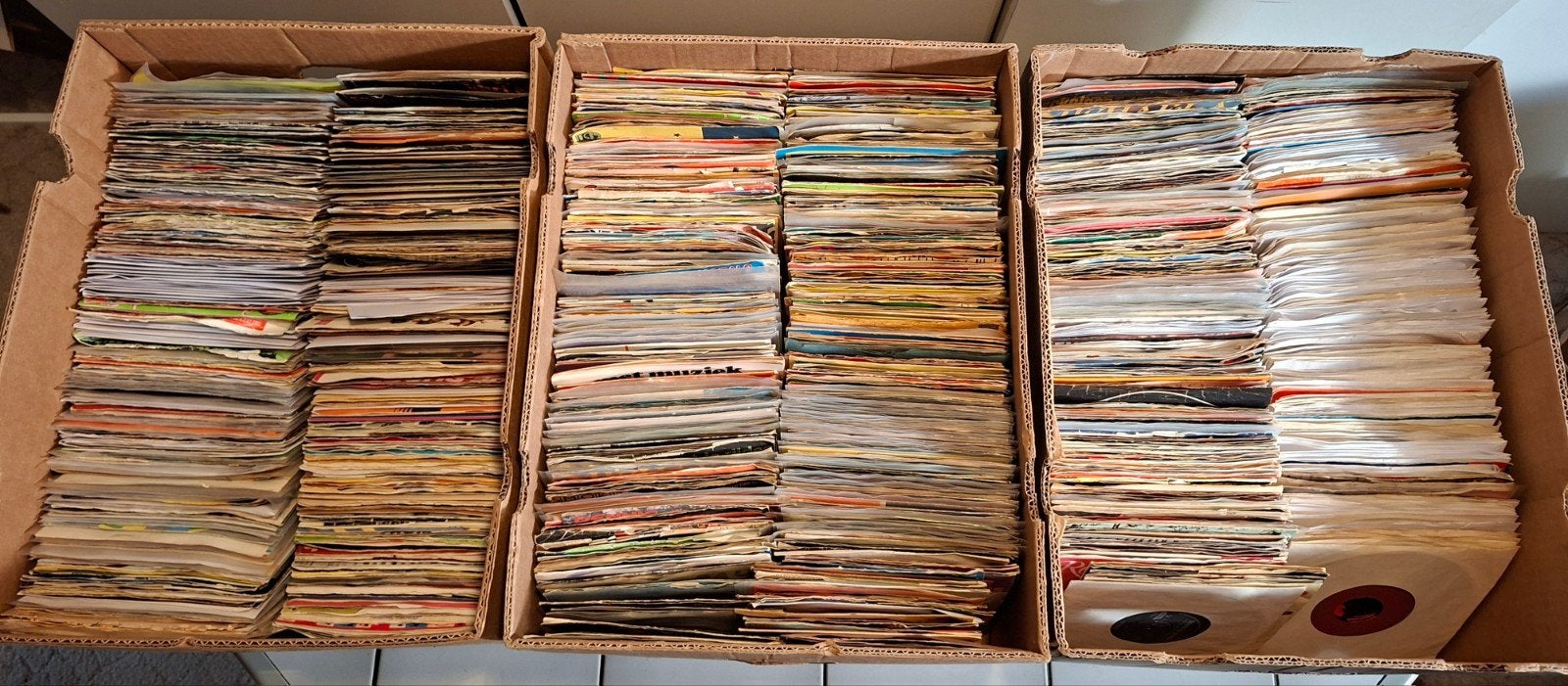 GROTE PARTIJ VINYLSINGLES Deze week ophalen voor maar €650,-, Cd's en Dvd's, Ophalen, Gebruikt