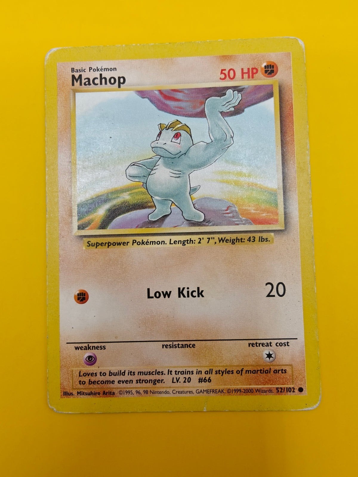 Machop - Base Set, Verzenden, Zo goed als nieuw