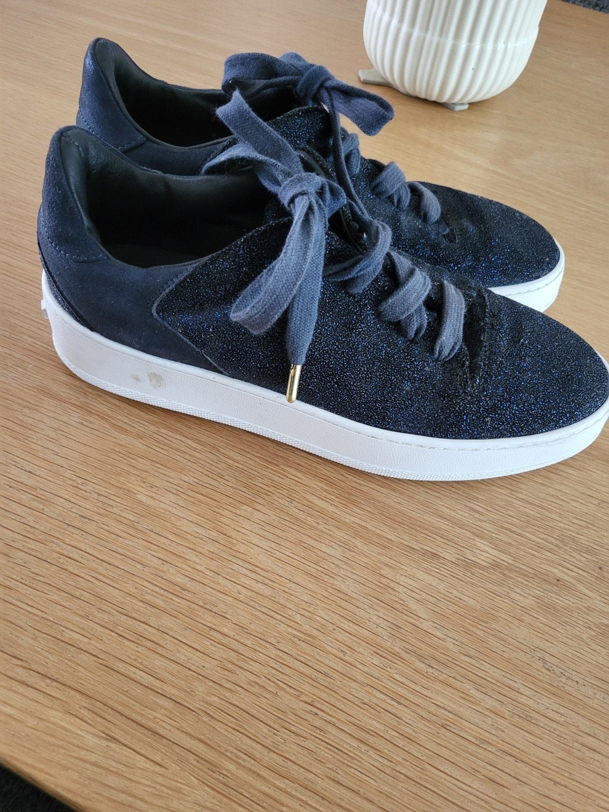 Mason Garments Sneakers Maat 40 - Donkerblauw Glitter, Blauw, Ophalen of Verzenden, Sneakers of Gympen, Nieuw