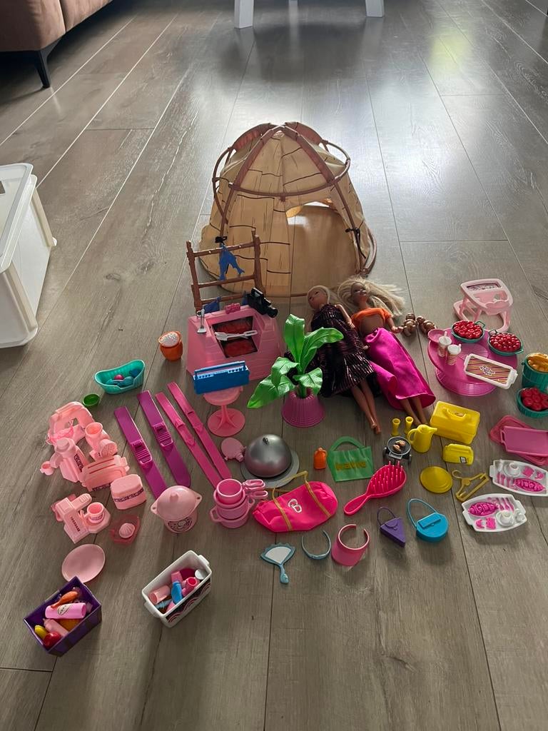 Barbies en heel veel spulletjes, Ophalen, Gebruikt