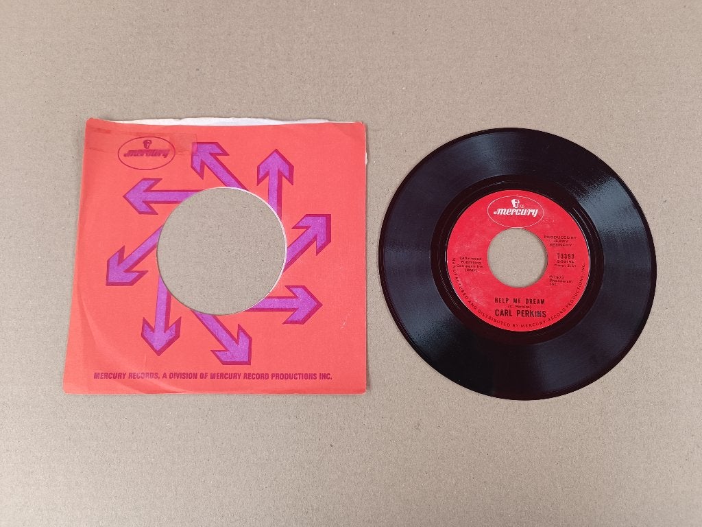Single: Carl Perkins - Help Me Dream (1973) USA, Verzenden, Gebruikt, 7 inch, Pop