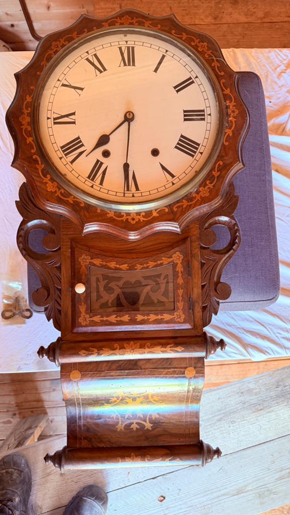 Antieke klok type Weense Regulateur, Antiek en Kunst, Antiek | Klokken, Ophalen