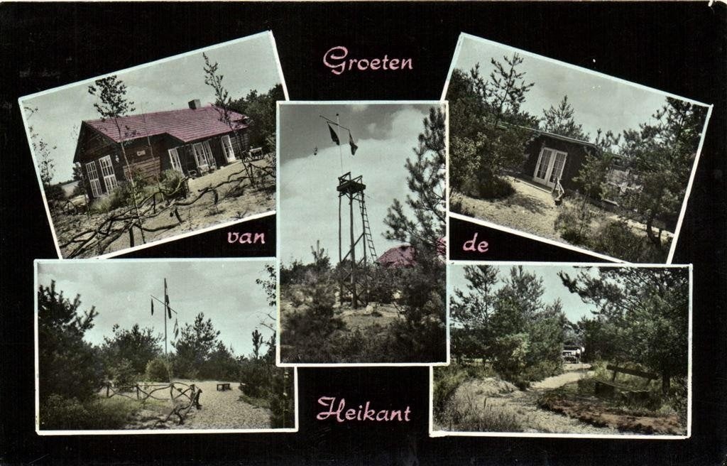Groeten van de Heikant - Aalst - Waalre - 5 afb - 1960 gelop, Ophalen of Verzenden, 1960 tot 1980, Gelopen, Noord-Brabant