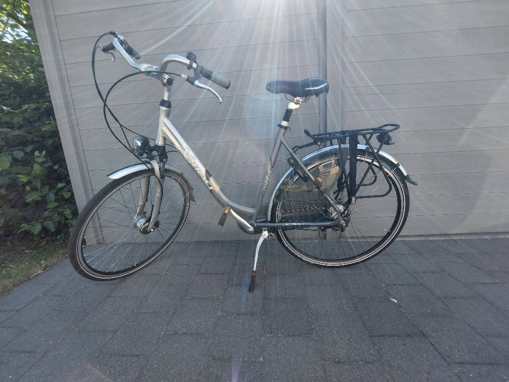 Mooie aluminium damesfiets, Fietsen en Brommers, Fietsen | Dames | Damesfietsen, Velgrem, Zo goed als nieuw, Ophalen, Overige merken