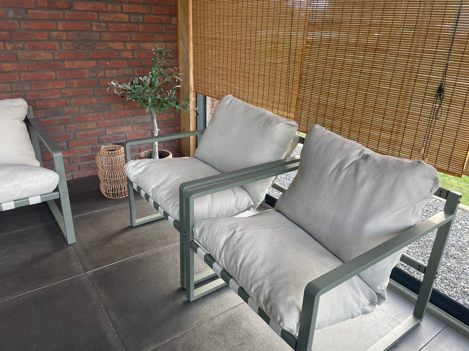 Loungeset nieuw, 4 zitplaatsen, Nieuw, Ophalen of Verzenden, Bank