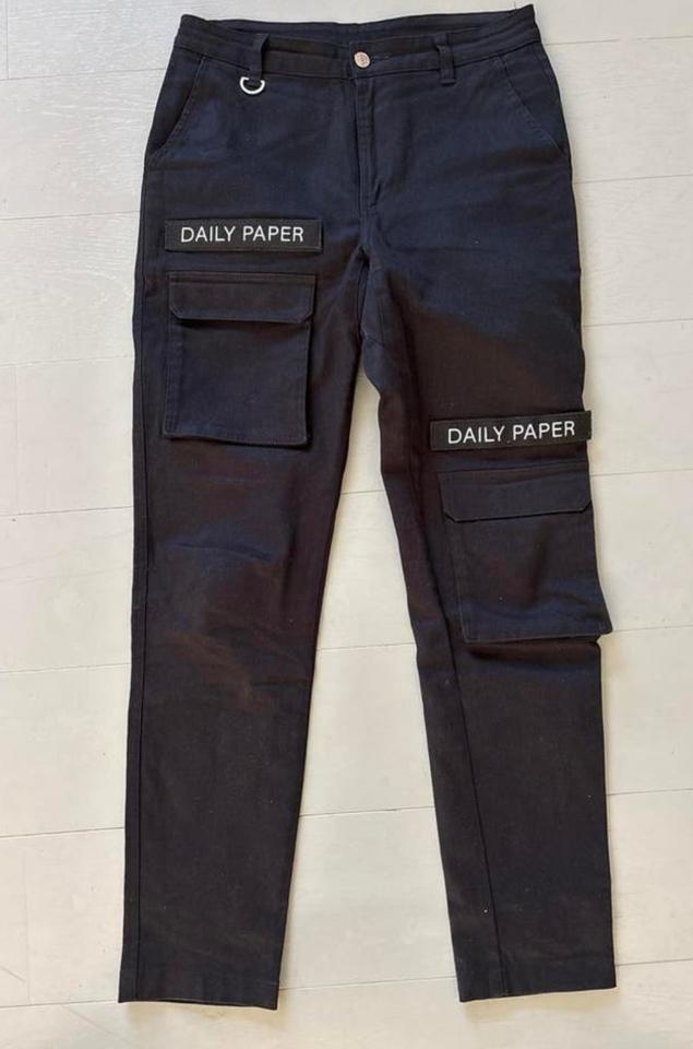 Daily Paper Broek Zwart Maat S - Weinig Gedragen, Ophalen of Verzenden, Zo goed als nieuw, Maat 46 (S) of kleiner, Zwart