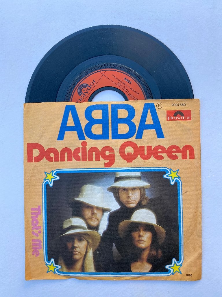 ABBA  5 singles voor €7,50, Cd's en Dvd's, Vinyl Singles, 7 inch, Zo goed als nieuw, Pop, Fotohoes