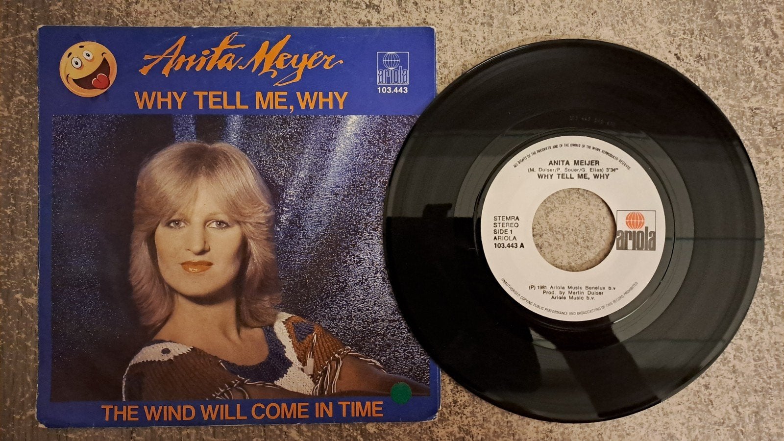 Anita meyer  - why tell me why, Gebruikt, 7 inch, Pop, Fotohoes