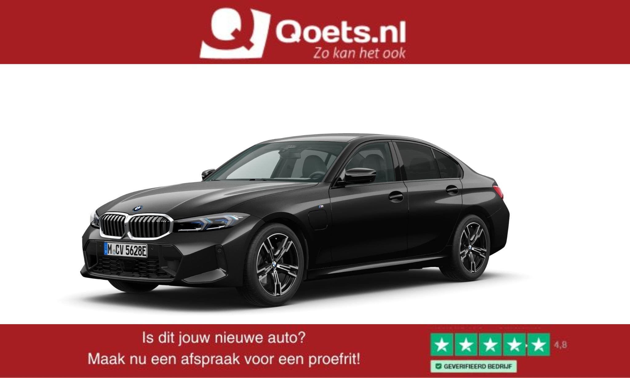 BMW 3-serie 330e xDrive M Sport - Active Cruise Control - El, Auto's, Automaat, Gebruikt, 4 cilinders, 135 min