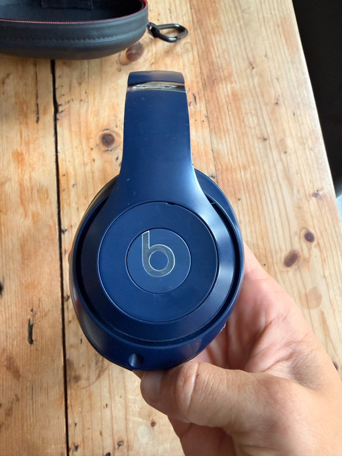 Beats Studio 3 Wireless Over-Ear Koptelefoon - Blauw, Bluetooth, Beats, Ophalen of Verzenden, Zo goed als nieuw