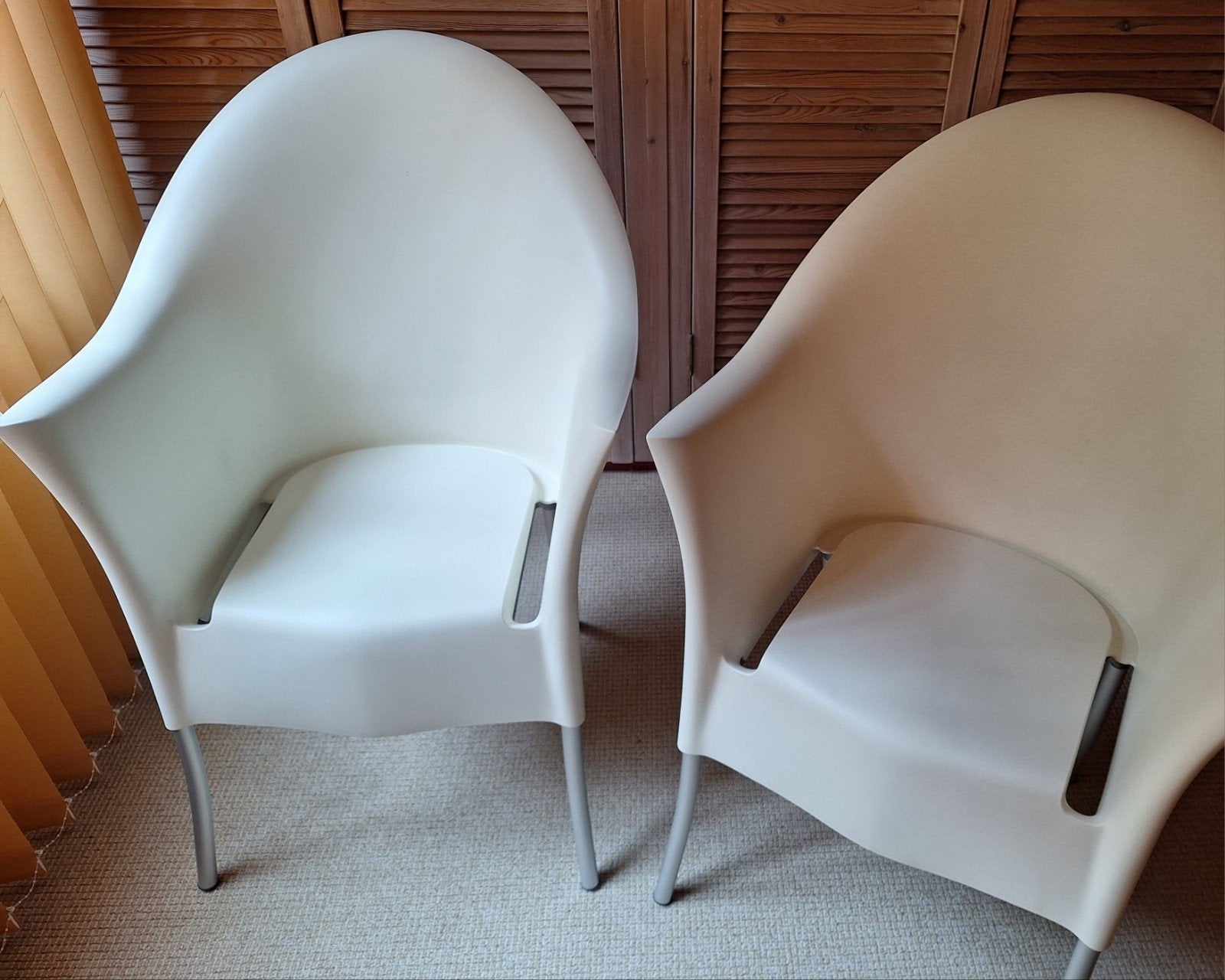 Driade Store Lord Yo Stoelen - Atlantide Collection, Ophalen, Gebruikt, Twee, Wit
