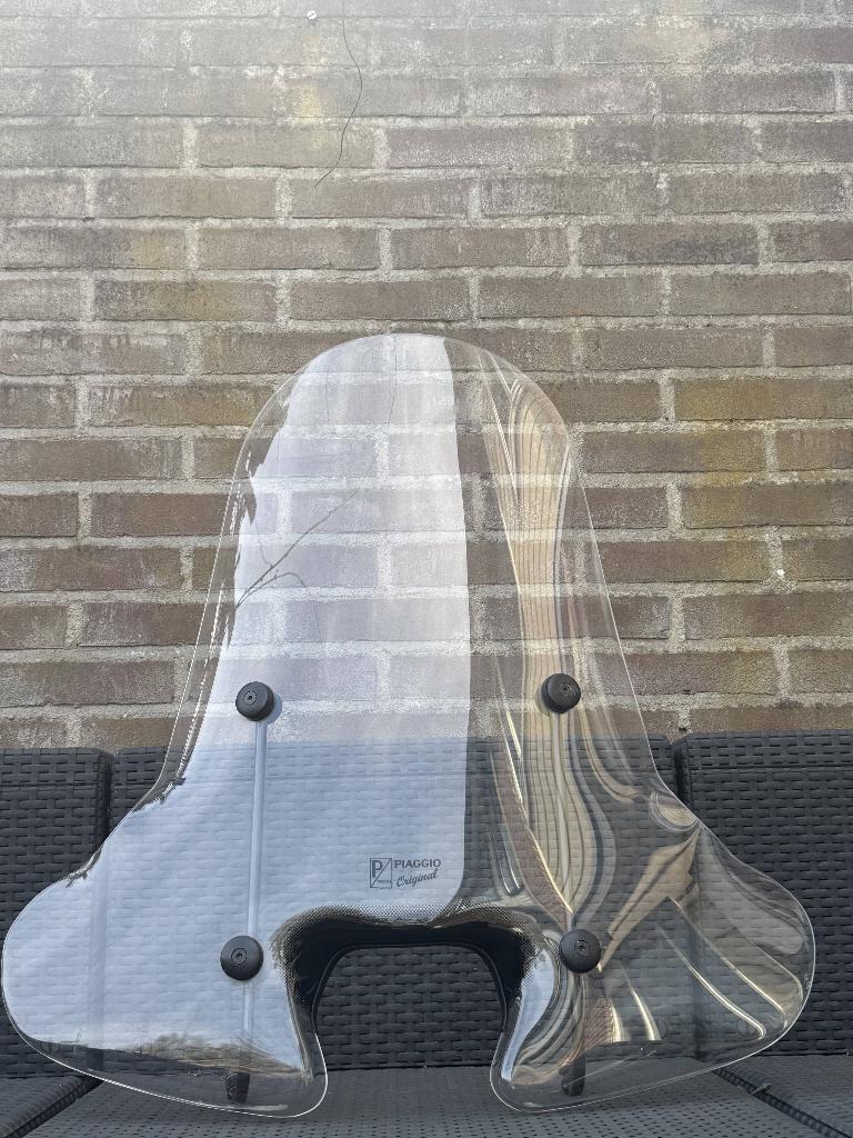 Piaggio origineel windscherm hoog transparant, Ophalen of Verzenden, Gebruikt, Overige typen, Piaggio