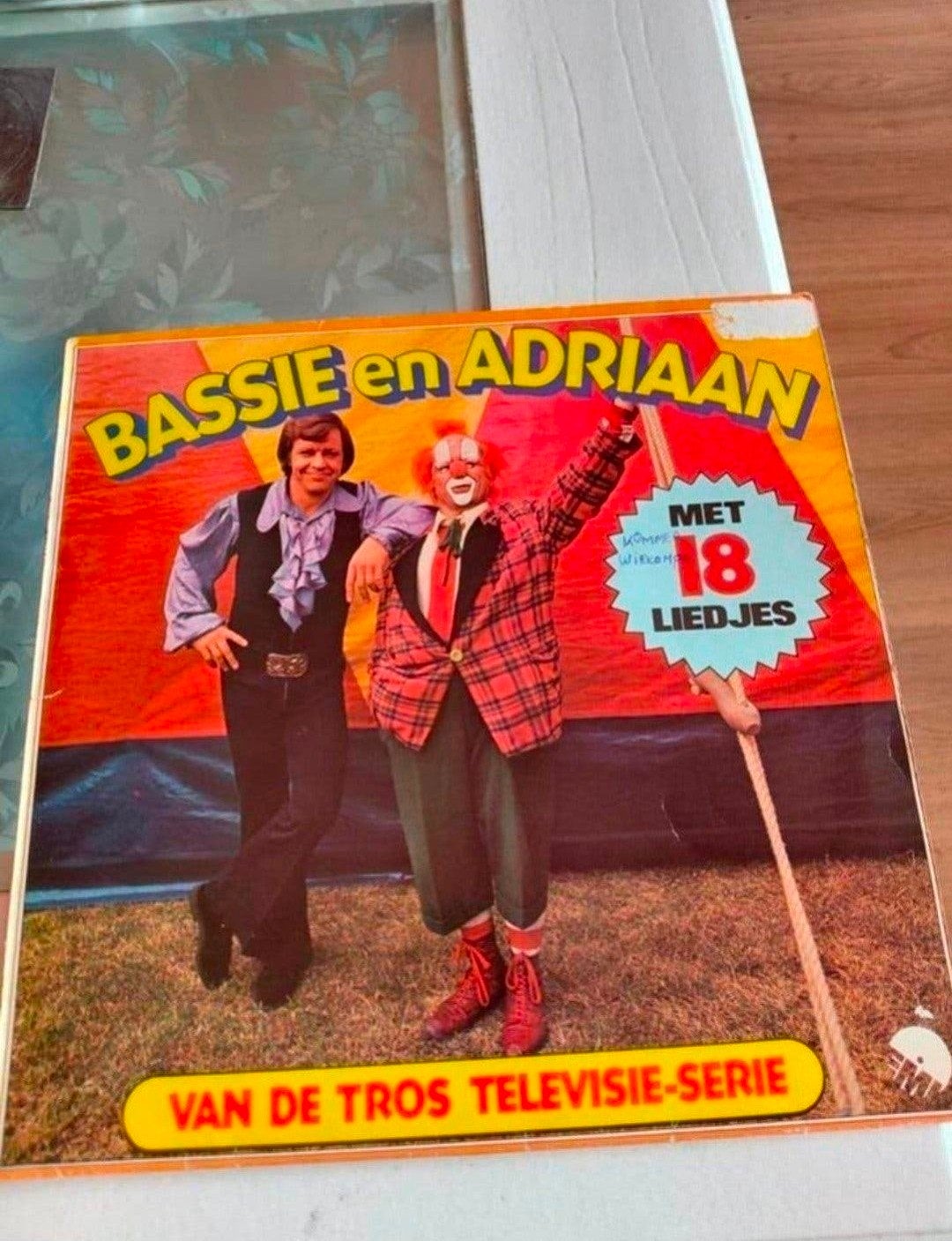 Bassie en Adriaan met 18 liedjes vinyl plaat. LP. 1978., Tot 2 jaar, Ophalen of Verzenden, Zo goed als nieuw, Muziek