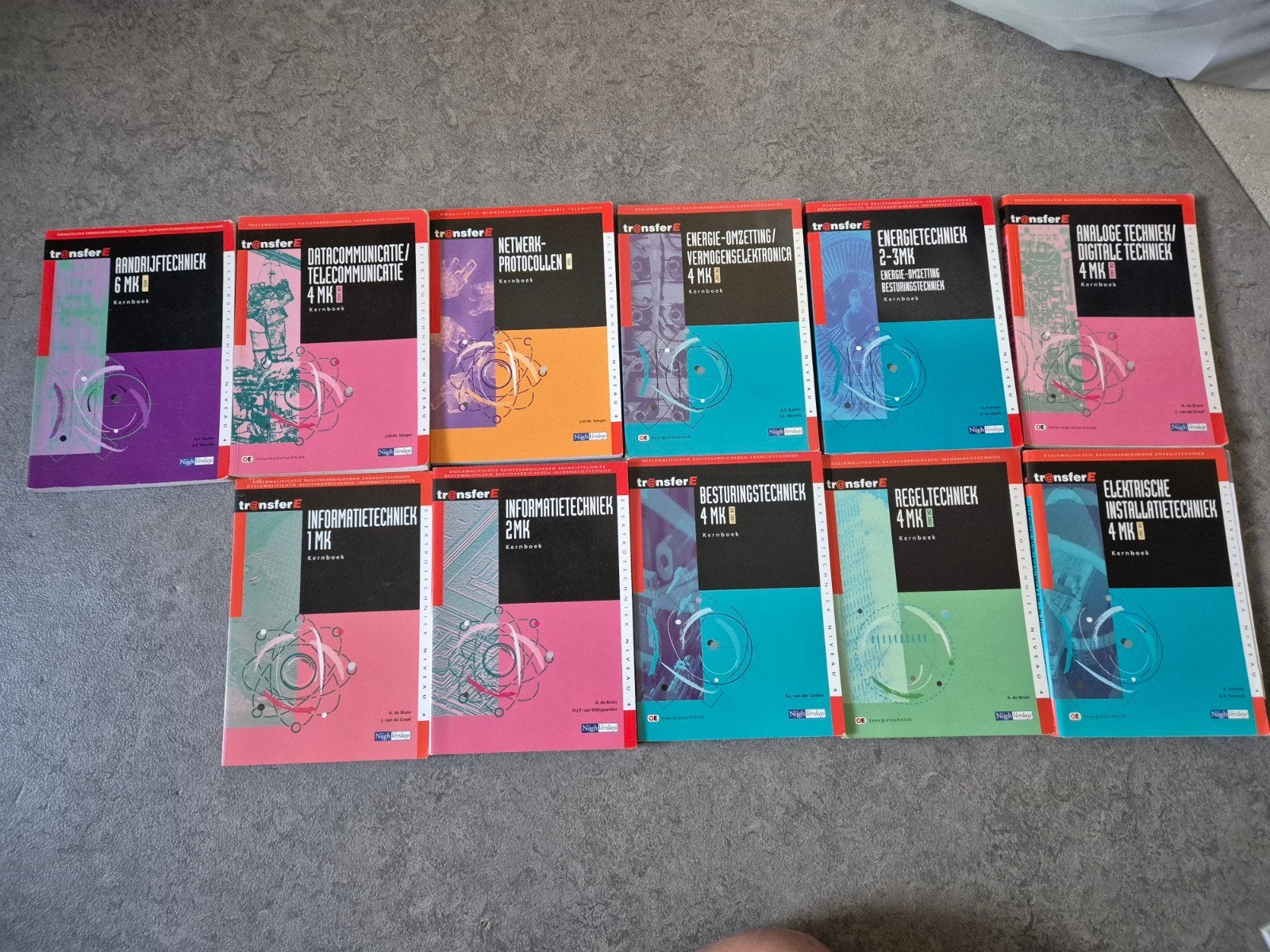 Transfer MBO boeken - diverse technische vakken, Verzenden, Diverse auteurs, Zo goed als nieuw, MBO