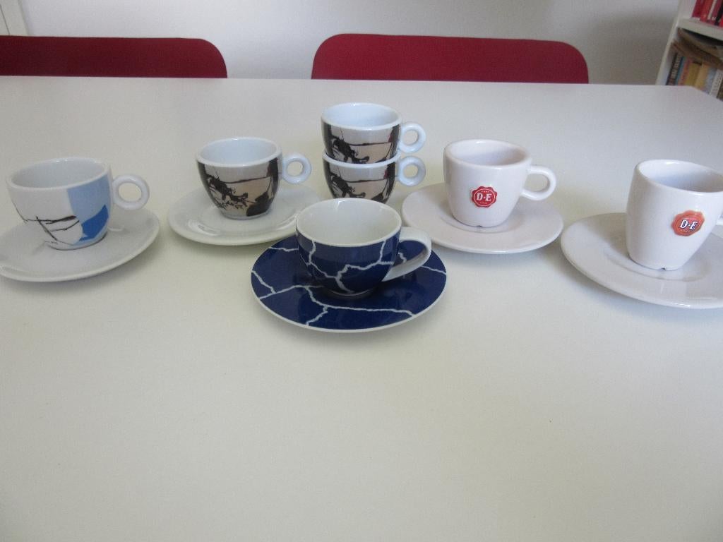 Espresso Cups /Saucers -Rosenthal -D.E.- Secr.Plus -nieuwst., Ophalen of Verzenden, Zo goed als nieuw, Overige stijlen, Kop(pen) en/of Schotel(s)