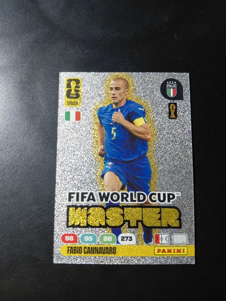 Fabio cannavaro (fifa world cup master) panini wk 2026, Ophalen of Verzenden, Nieuw, Buitenlandse clubs, Poster, Plaatje of Sticker