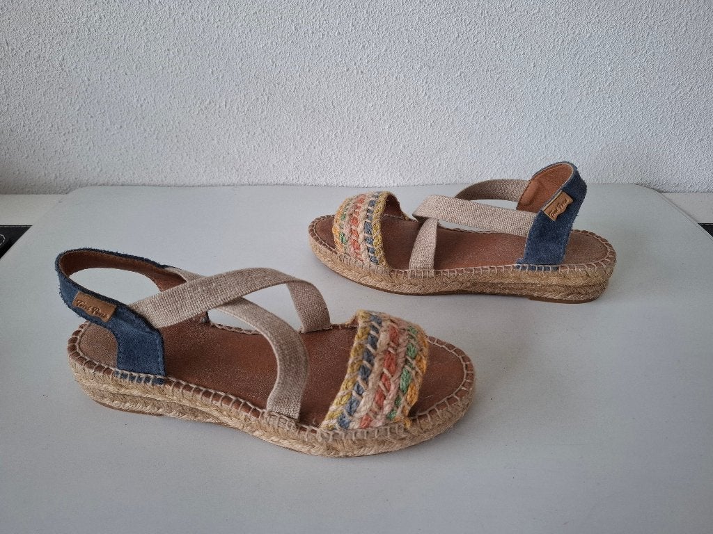 Toni Pons MAAT 38  Eider-LK sandalen instappers espadrilles, Kleding | Dames, Schoenen, Overige kleuren, Verzenden, Sandalen of Muiltjes
