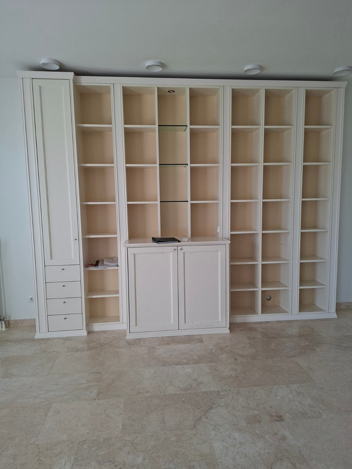 Grote boekenkast wandkast breed 3.45 hoog 2.70, Huis en Inrichting, Kasten | Wandmeubels, Ophalen, 200 cm of meer, 300 cm of meer
