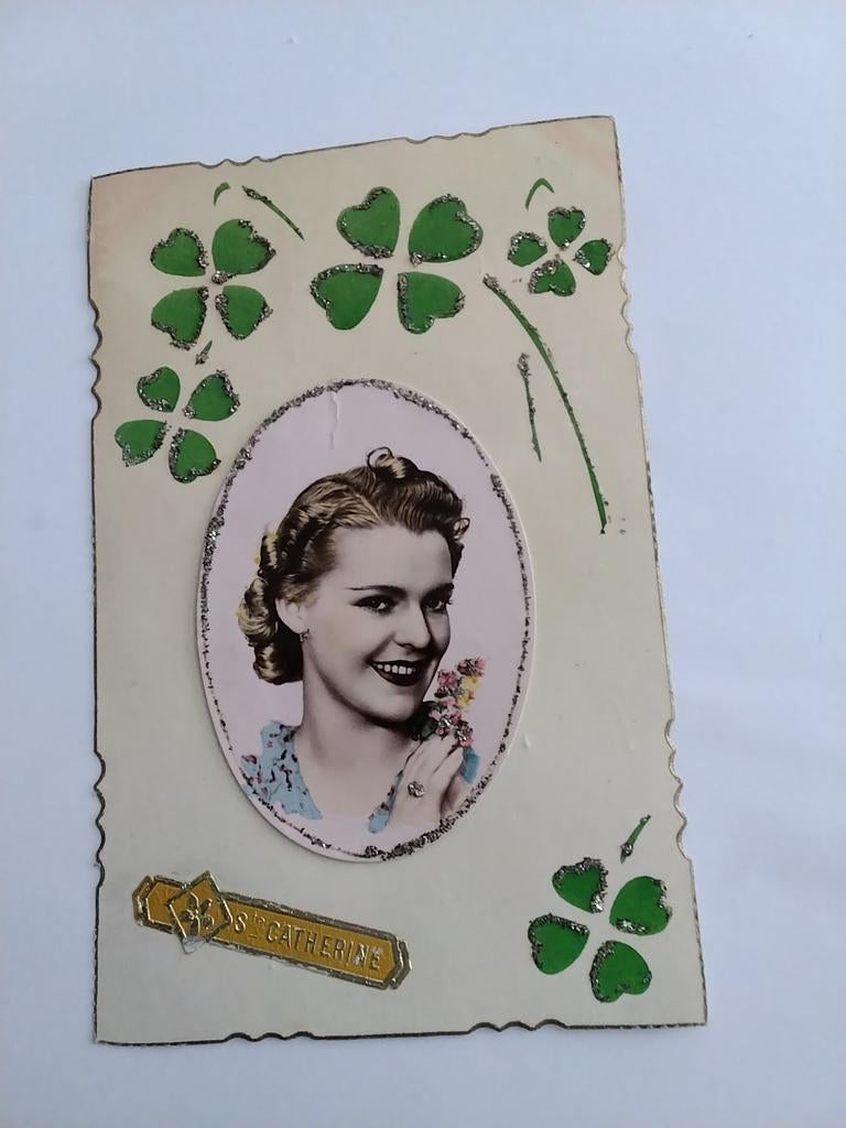 CATHERINE. TUSSEN KLAVERTJES, Verzamelen, Ophalen of Verzenden, Voor 1920, Sterren en Beroemdheden