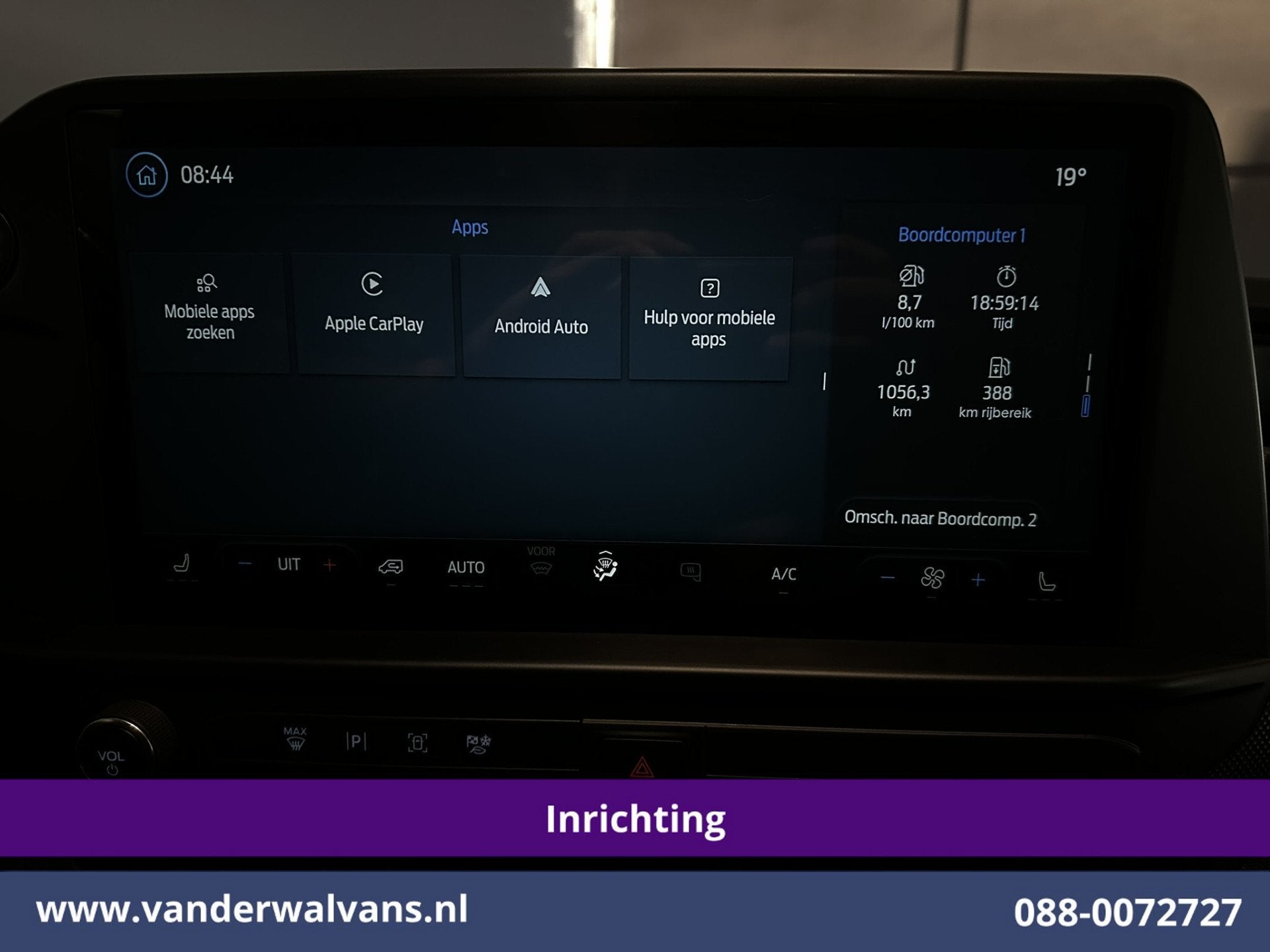 Ford Transit Custom 2.0 TDCI 150pk L1H1 Inrichting Euro6 Air, Auto's, Bestelauto's, Voorwielaandrijving, 4 cilinders, 150 pk, Bedrijf